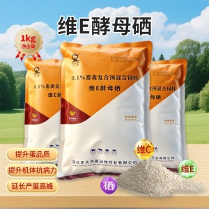 维E酵母硒 1%畜禽复合预混合饲料 提高蛋品质 抗病能力 延长产蛋高峰 10KG/箱
